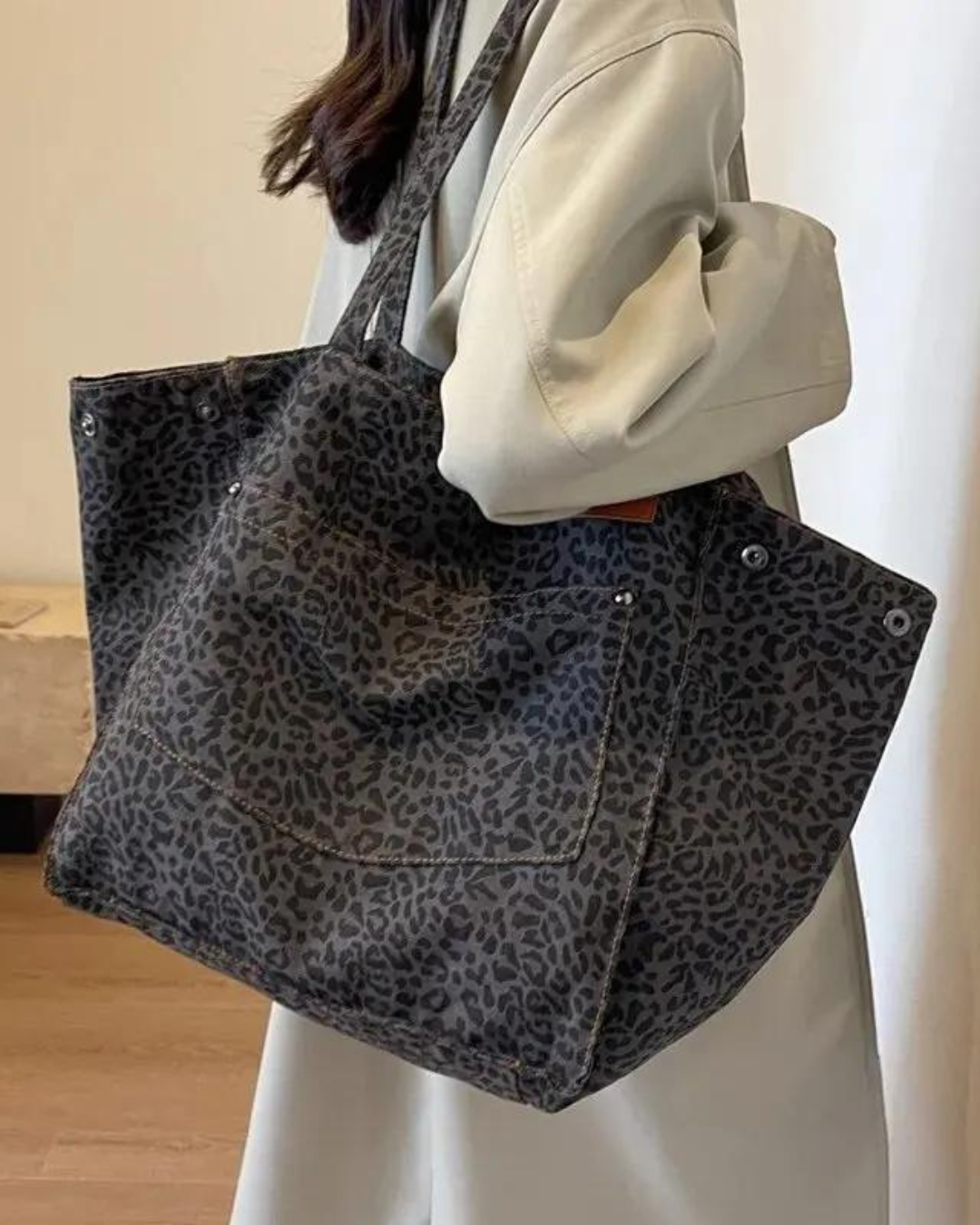 Bolsa Saco Leopardo